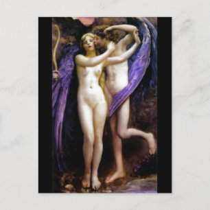 Cupid och Psyche Vykort