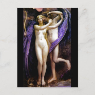 Cupid och Psyche Vykort