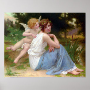 Cupid och psyken poster