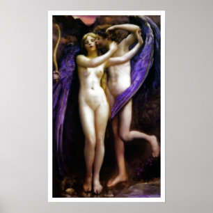 Cupid och psyken poster