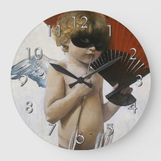 Cupid på den maskerade bollen stor klocka