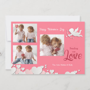 Cupid Photo Valentine Day Card Julkort