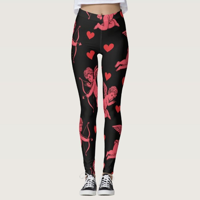 Cupid Pink Leggings (Framsida)