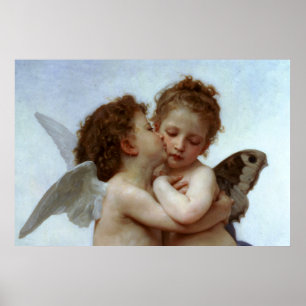 Cupid & Psyche as Children Poster