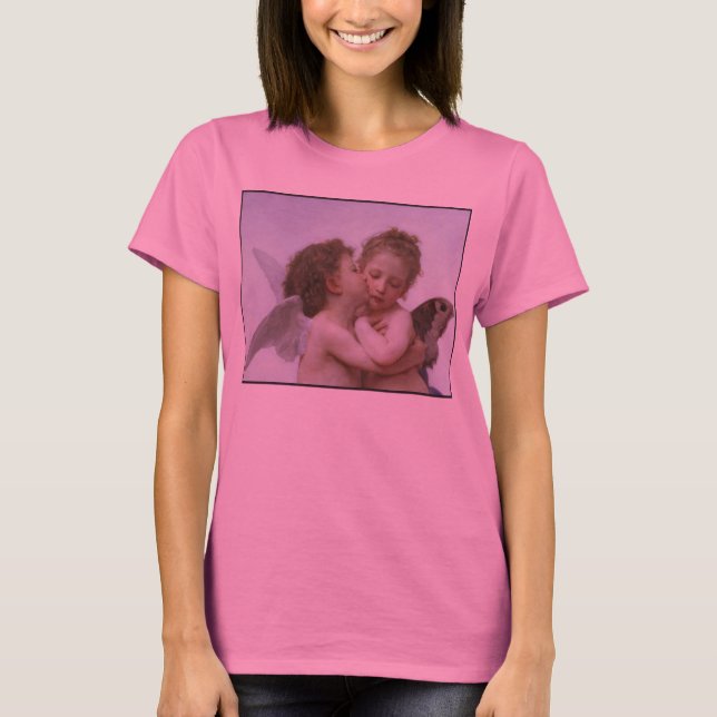 Cupid & Psyche as Children T Shirt (Framsida)