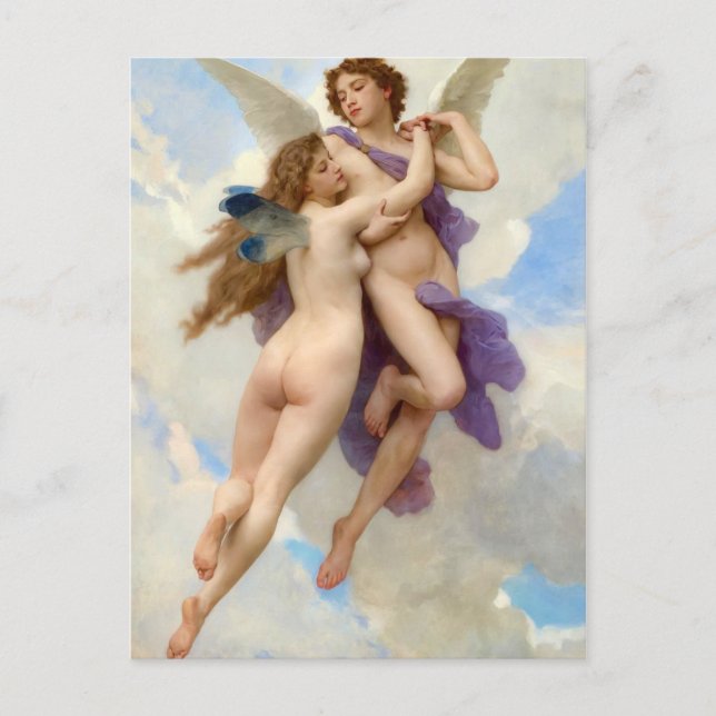 Cupid & Psyche in Loving Embrace Vykort (Framsida)