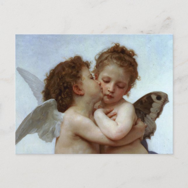 Cupid & Psyche som Children Valentine Helg Vykort (Framsida)