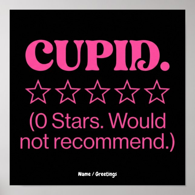 Cupid Recension 0 Stjärnor Skulle Inte Recommender Poster (Framsidan)