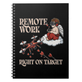 Cupid Remote Work, Valentine’s Day Anteckningsbok
