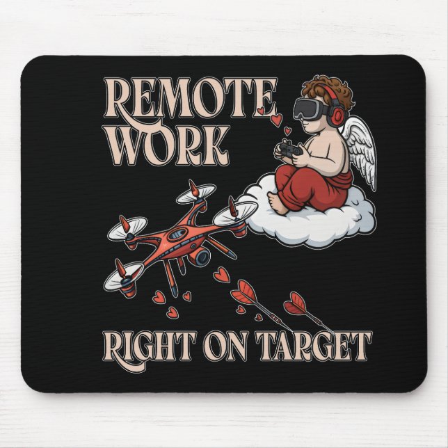 Cupid Remote Work, Valentine’s Day Musmatta (Framsidan)