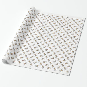 Cupid Ren Christmass och presenter Presentpapper