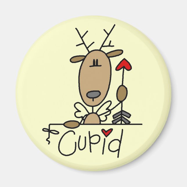 Cupid Renkläder T-shirts och presenter Magnet (Framsidan)
