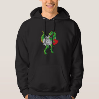 Cupid Rex Dinosaur Dino Heart Valentines Day Coupl Hoodie