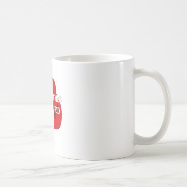 Cupid Rhymes med stupid Kaffemugg (Höger)
