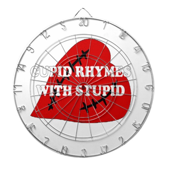 Cupid Rhymes med stupid Piltavla (Framsidan)