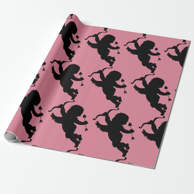 CUPID ROSA Wrapping Papper Presentpapper (Utrullad)