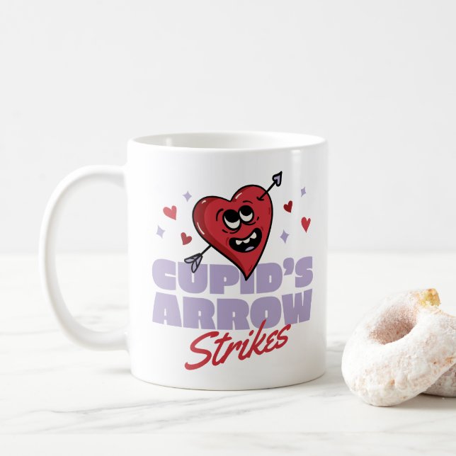 CUPID:S ARROW-STREJKOR KAFFEMUGG (Med munk)