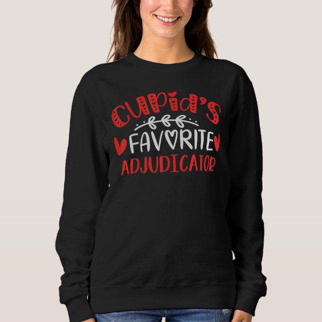 Cupid S Favorite Adjudicator Romantik Par Manar W T Shirt (Framsida)