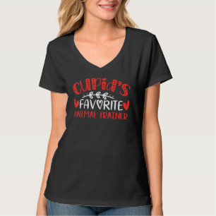 Cupid S Favorite Animal Trainer Romantik Par me T Shirt