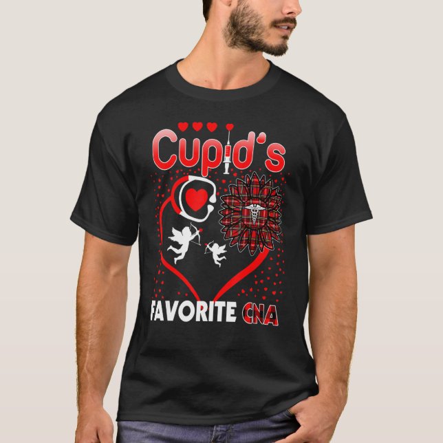 Cupid S Favorite Cna T Shirt (Framsida)
