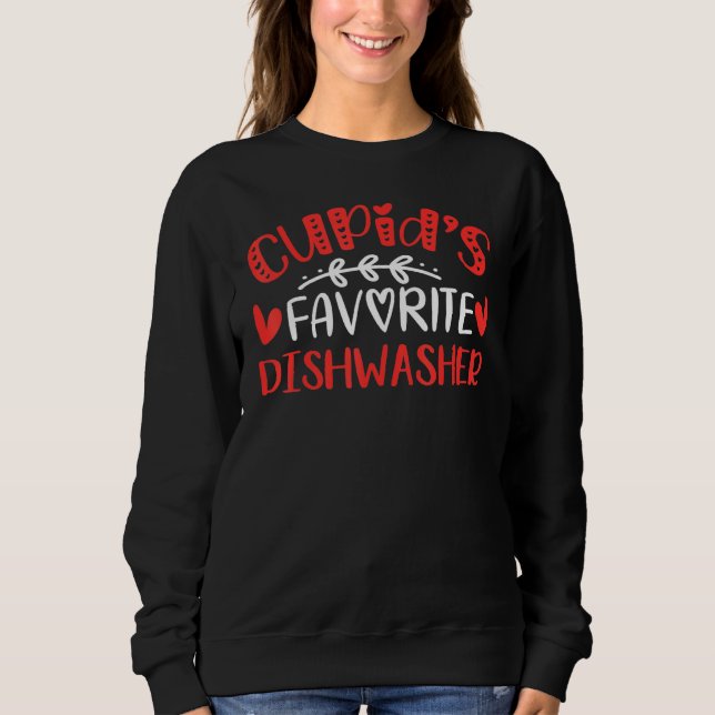 Cupid S Favorite Dishwasher Romantik Par Manar Wo T Shirt (Framsida)
