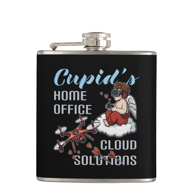 Cupid’s Home Office, Drone Valentine’s Day Fickplunta (Framsidan)