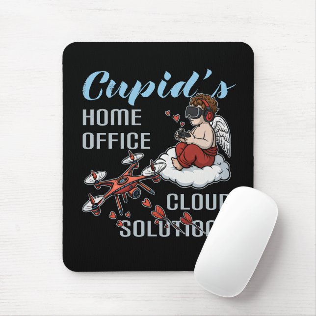 Cupid’s Home Office, Drone Valentine’s Day Musmatta (Med mus)
