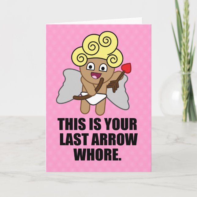 Cupid:s sista pil helgkort (Framsida)