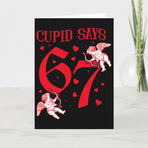 Cupid säger 67 Meme för barn kvinnor män pojkar fl Kort