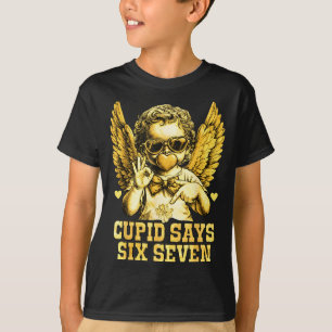 Cupid Säger Sex Sju Roligt Alla Hjärtans Dag 67 Me T Shirt