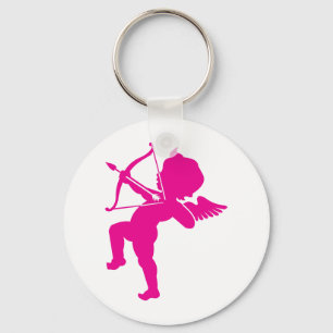 Cupid - Shock rosa Cupides Bow and Arrow of Kärle Nyckelring