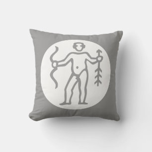 CUPID/ skytten HOROSKOP på GRÅ kudde