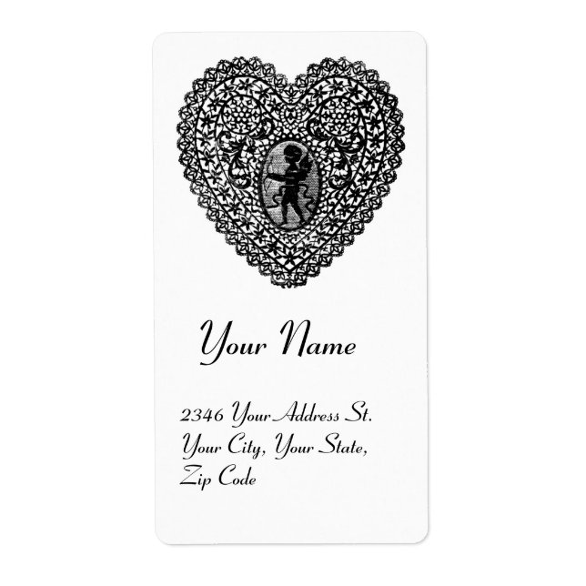 CUPID SNÖRE HEART FRAKTSEDEL (Framsidan)