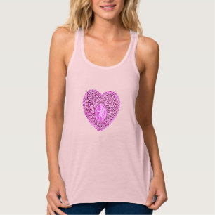 CUPID SNÖRE HEART, Rosa Violet Linne Med Racerback