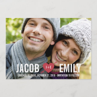 CUPID-spara datumkort Spara Datumet