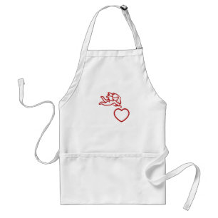 Cupid Strejkas anpassningsbar apron - välj stil, f Förkläde