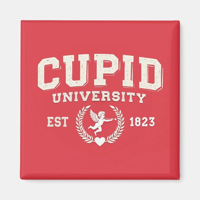 Cupid Universiteten - Skolan i Kärlek och pilar Magnet (Framsidan)