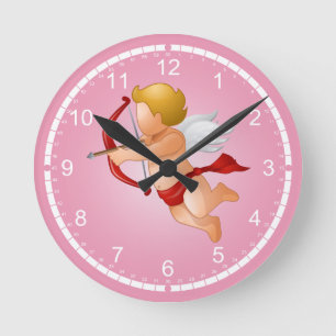 Cupid-väggur Rund Klocka