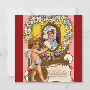 Cupid Vintage Alla hjärtans dag Inbjudningar