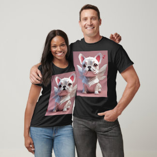 Cupid white Frenchie T Shirt