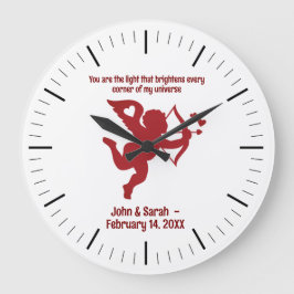 CUPID  You are the light that brightens every corn Stor Klocka