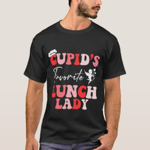 Cupidas favoritdag Lunch dam valentine T Shirt