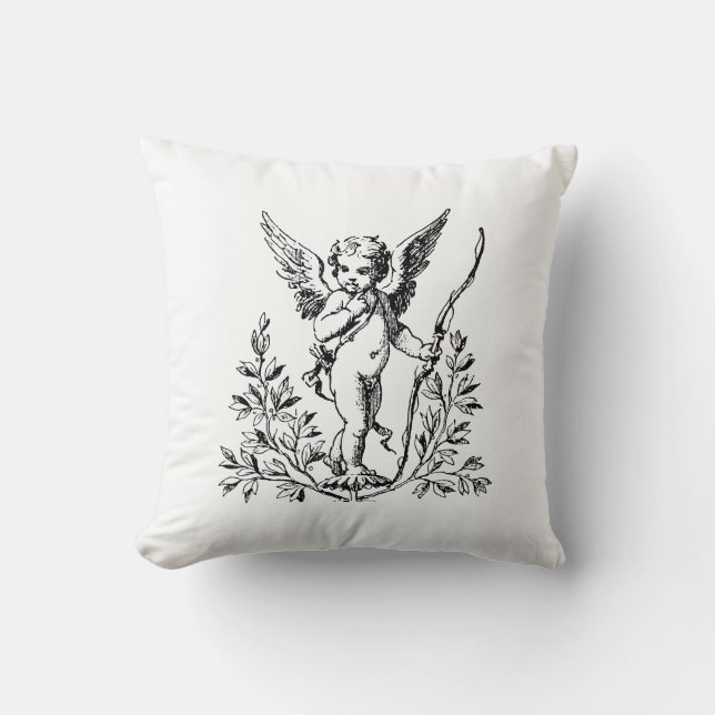 Cupiddekorativ kudde 20" x 20", (Framsida)