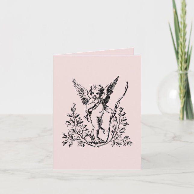 Cupiden noterar kort 4" x 5,6", (Framsida)