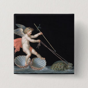 Cupiden som den är, ledde vid sköldpaddor (olja knapp