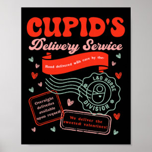 Cupids arbets- och leveranssjuksköterska för lever poster