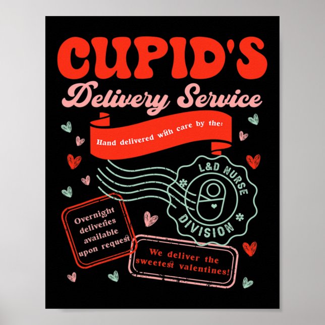 Cupids arbets- och leveranssjuksköterska för lever poster (Framsidan)