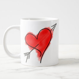 CUPID'S ARROW 20 0z. Jumbo Mugg