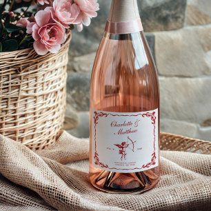 Cupids Arrow Red Vintage bröllop