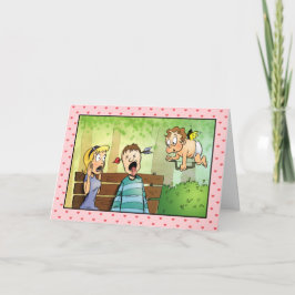 Cupids Arrow Valentine Helgkort